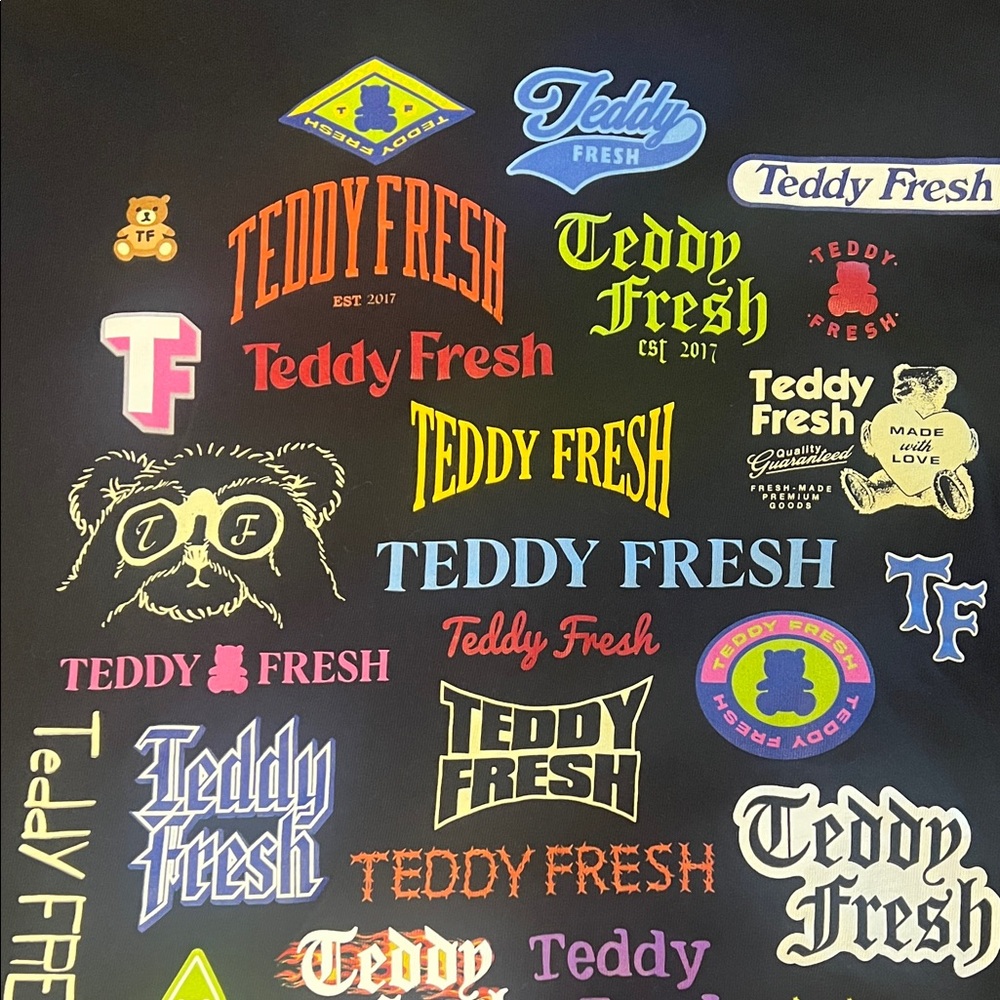 Teddy Fresh Logo Black Tee - Picture 4 of 6